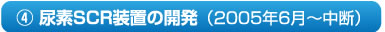 4. 尿素SCR装置の開発（2005年6月～中断）